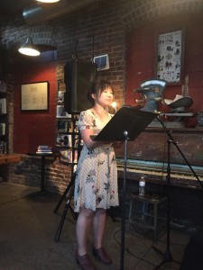 Esther Lee reads from her poem series "Labanotation." 