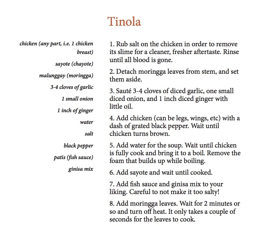 Tinola English